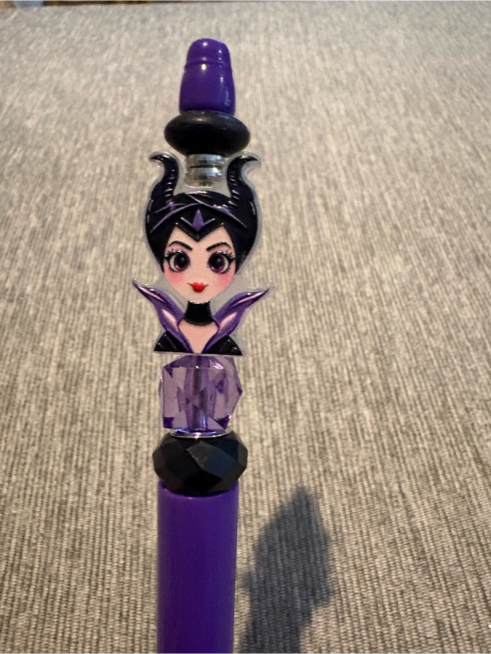 Hand Crafted Maleficent Pen - Disney Villain Inspired NWOT